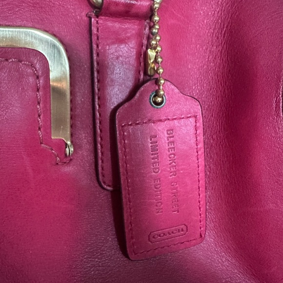Vintage Red Coach Bag - Picture 5 of 5